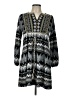 Papillon Chevron-herringbone Gray Casual Dress Size L - photo 1