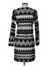Papillon Chevron-herringbone Gray Casual Dress Size L - photo 2
