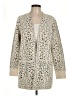 Evolution by Cyrus Animal Print Tan Cardigan Size L - photo 1