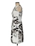 AGB 100% Polyester Animal Print Gray Cocktail Dress Size 6 - photo 5