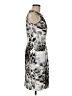 AGB 100% Polyester Animal Print Gray Cocktail Dress Size 6 - photo 4