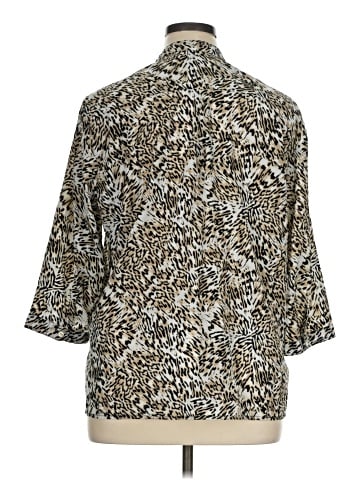 Southern Lady 3/4 Sleeve Button-Down Shirt (view 2)