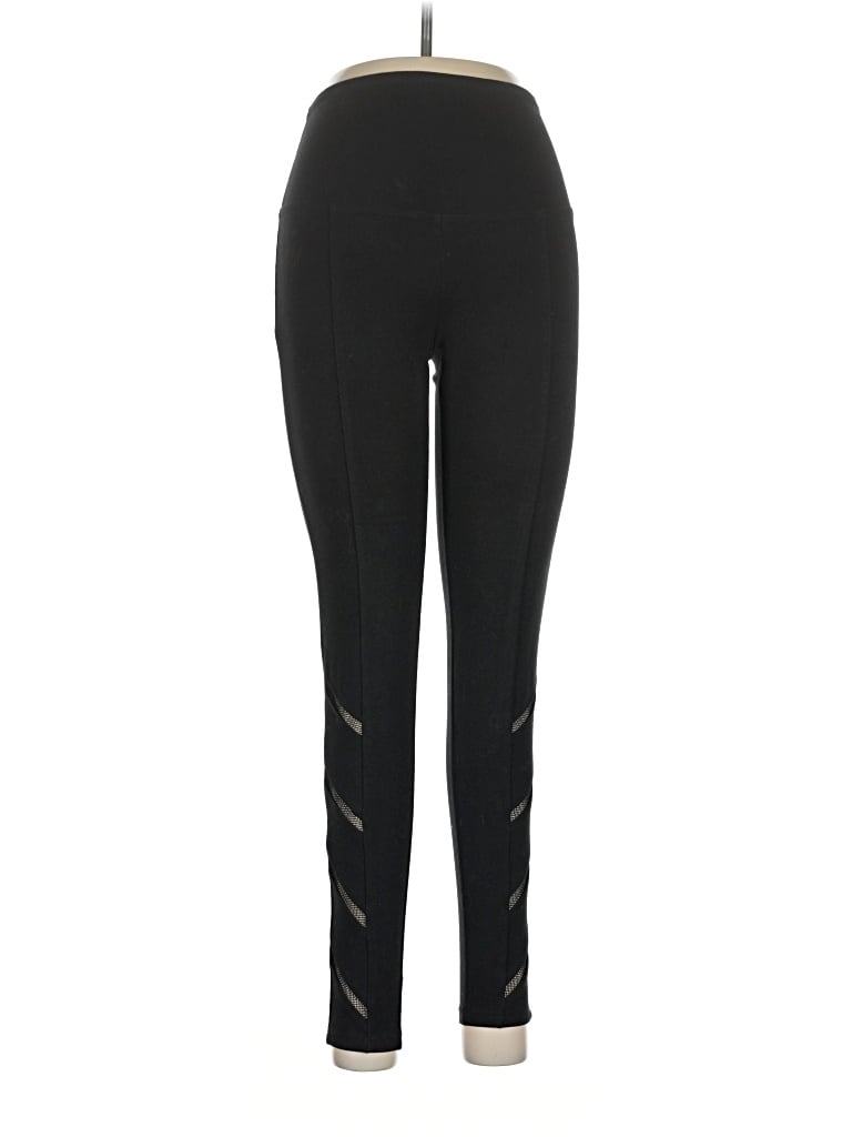 Pre-owned Yummie Active Pants In Black