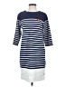 AMS Stripes Blue Casual Dress Size S - photo 1