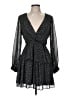 Lulus 100% Polyester Polka Dots Black Cocktail Dress Size M - photo 1