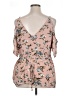 Lumiere 100% Polyester Pink 3/4 Sleeve Blouse Size 1X - photo 2