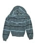Volcom 100% Polyester Teal Zip Up Hoodie Size 10 - photo 1