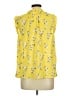 MELLODAY Yellow Sleeveless Blouse Size M - photo 2