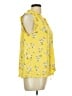 MELLODAY Yellow Sleeveless Blouse Size M - photo 4