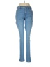 Inc Denim Hearts Blue Jeans Size 8 - photo 1
