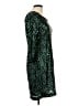 Express 100% Polyester Green Cocktail Dress Size 12 - photo 4
