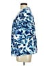Fred David 100% Polyester Blue Short Sleeve Blouse Size M - photo 5