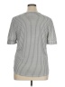 Adrianna Papell Houndstooth Silver Short Sleeve Top Size XL - photo 2