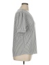Adrianna Papell Houndstooth Silver Short Sleeve Top Size XL - photo 4