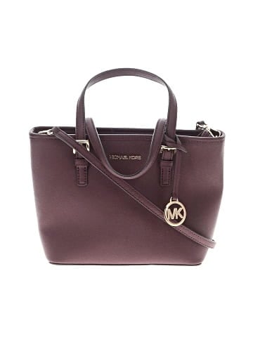 MICHAEL Michael Kors Leather Satchel (view 1)