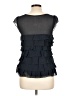 Floreat Black Sleeveless Blouse Size 10 - photo 2