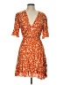 ePretty 100% Rayon Orange Cocktail Dress Size L - photo 1