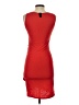 Bobi 100% Cotton Solid Red Cocktail Dress Size S - photo 2