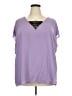Torrid 100% Polyester Purple Sleeveless T-Shirt Size 3X Plus (3) - photo 1