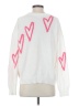 Elan Hearts White Pullover Sweater Size S - photo 2