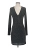 Sugar Lips 100% Polyester Tweed Gray Cocktail Dress Size S - photo 1