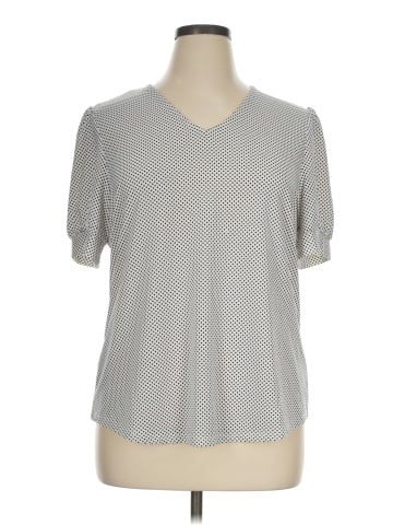 Adrianna Papell Short Sleeve Blouse (view 1)