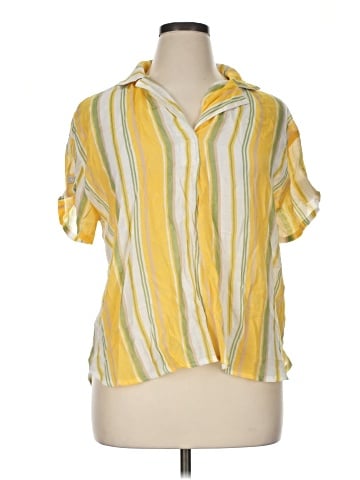 Unique Spectrum Short Sleeve Blouse (view 1)