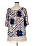 Bobeau Blue 3/4 Sleeve Blouse Size 1X - photo 2