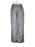 Lala. 100% Polyester Chevron-herringbone Gray Casual Pants Size L - photo 1