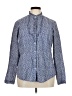 L.L.Bean 100% Cotton Paisley Blue Long Sleeve Button-Down Shirt Size XL R - photo 1
