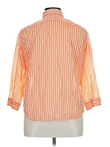 Lauren by Ralph Lauren 3/4 Sleeve Button-Down Shirt (view 2)