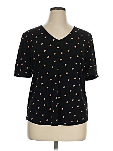 Adrianna Papell Short Sleeve Blouse (view 1)