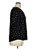 Adrianna Papell Polka Dots Black Short Sleeve Blouse Size XL - photo 4