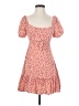Francesca's 100% Rayon Hearts Red Casual Dress Size S - photo 1