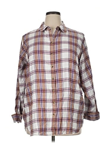 Jachs Girlfriend Long Sleeve Button-Down Shirt (view 1)