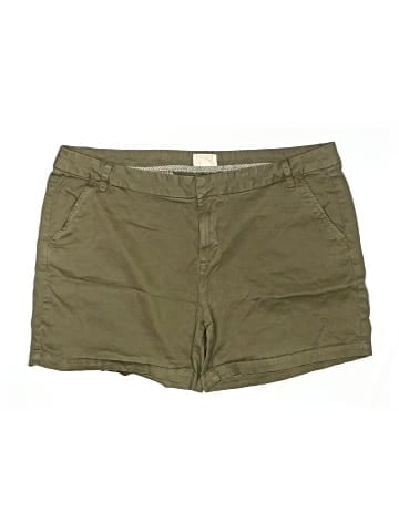 Caslon Khaki Shorts (view 1)
