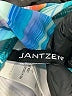 Jantzen Stripes Blue Swimsuit Top Size 24W - photo 3