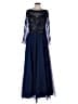 Xscape Blue Cocktail Dress Size 6 - photo 1