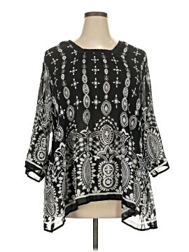 Maggie Barnes 3/4 Sleeve Blouse