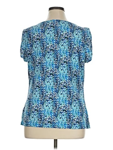 Tahari by ASL Short Sleeve Blouse (view 2)