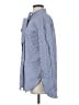 Theory Stripes Blue Long Sleeve Button-Down Shirt Size S - photo 5