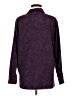 Studio Works 100% Polyester Paisley Purple Long Sleeve Blouse Size M - photo 2