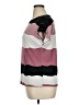 Lavish Color Block Pink Short Sleeve Top Size XL - photo 5