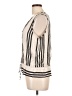 Drew Stripes Ivory Sleeveless Button-Down Shirt Size L - photo 5