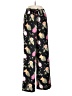 Cato 100% Polyester Tropical Black Casual Pants Size M - photo 1