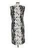 Kasper Graphic Ivory Cocktail Dress Size 12 - photo 2