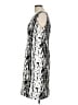 Kasper Graphic Ivory Cocktail Dress Size 12 - photo 5