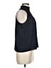 J for Justify 100% Polyester Polka Dots Black Sleeveless Blouse Size M - photo 4