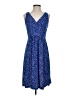 Chaps Polka Dots Blue Casual Dress Size XS - photo 1