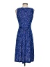 Chaps Polka Dots Blue Casual Dress Size XS - photo 2